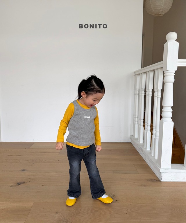 【即納】BONITO / ［junior size］bootscut span denim pants