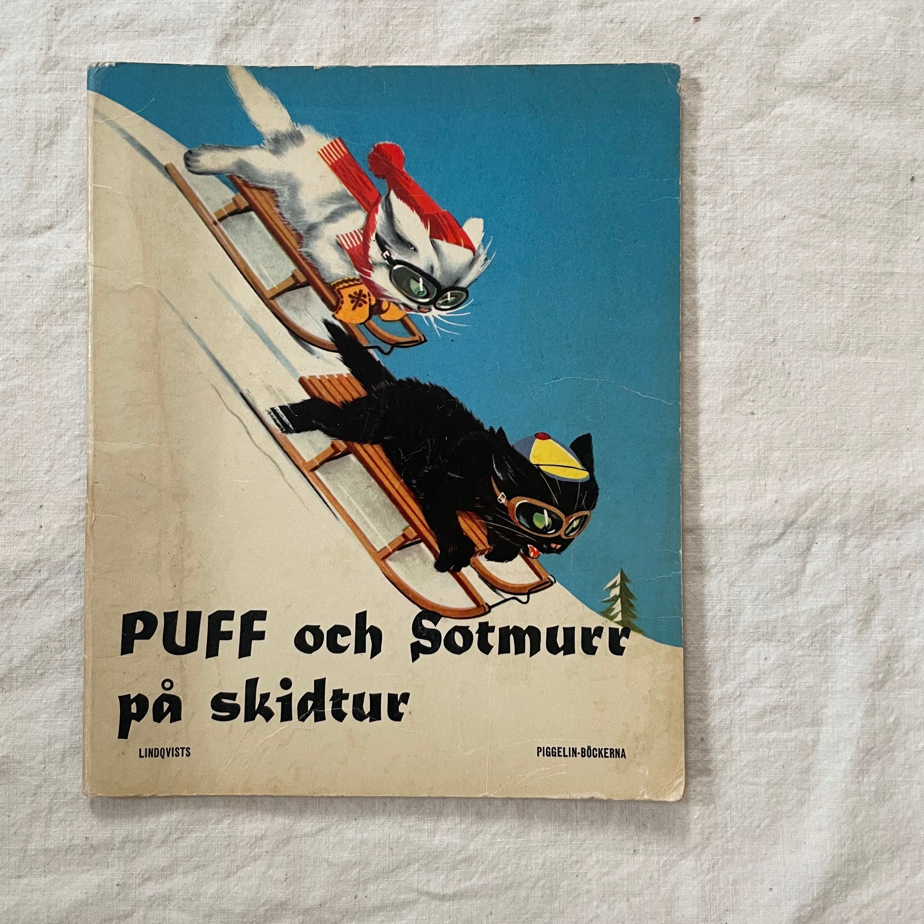 スウェーデンの絵本『スキー旅行中のネコ』