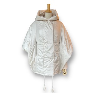 Ballon Rib Down Jacket-White〖IKITSUKE〗リブダウンジャケット　イキツケ