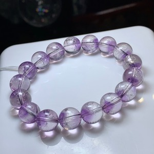 5.1部ファントム状☆可愛いコントラスト・エレスチャルアメジスト ブレスレット