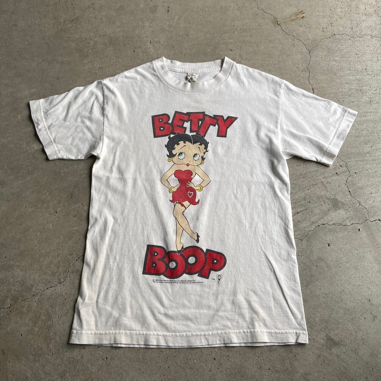 VINTAGE 70's 80's Betty Boop Tシャツ 染み込み