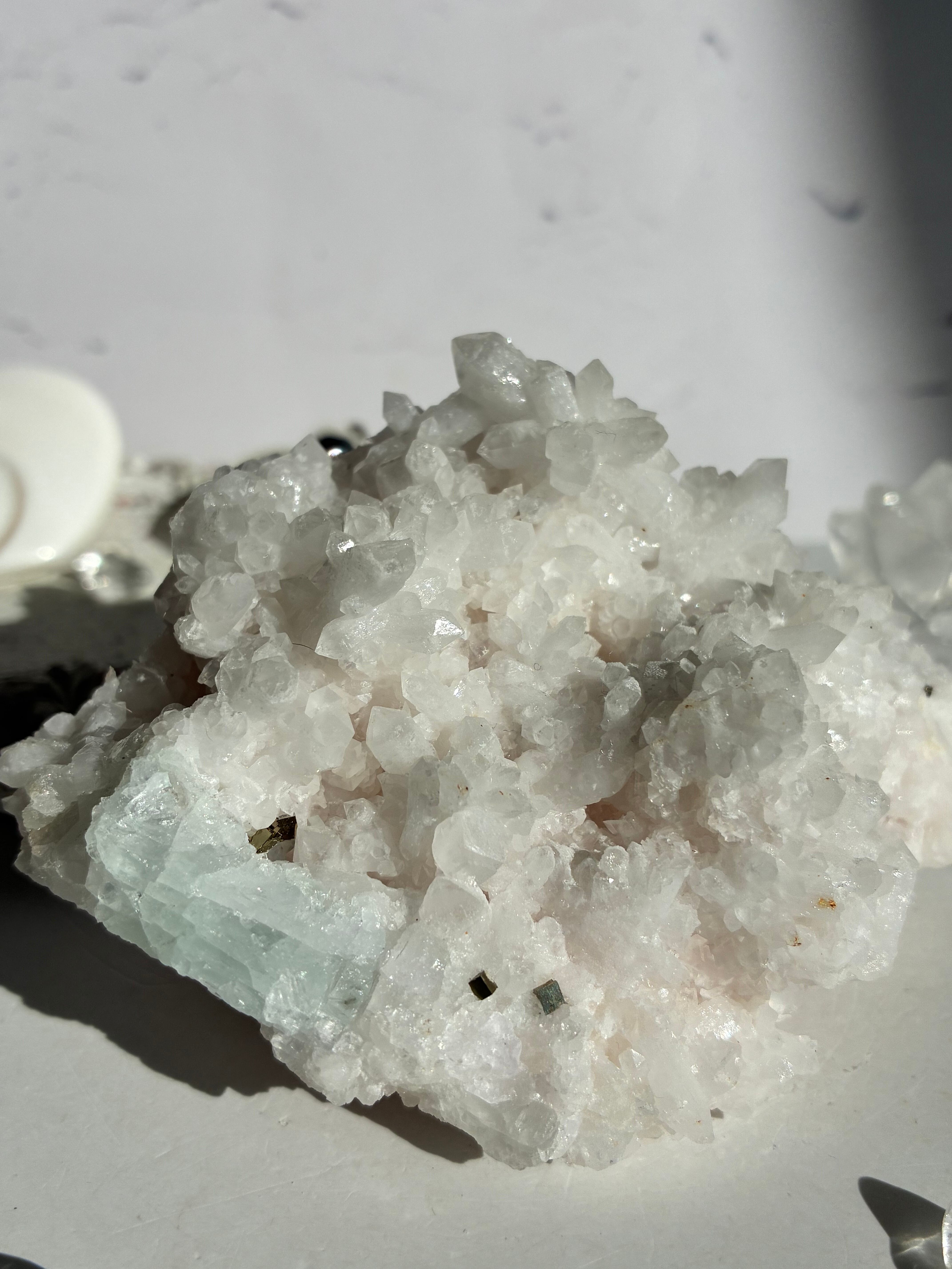 アメジスト共生 菊花水晶 クラスター 原石 天然石 | Pay ID