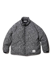 T/W Jacquard Down Jacket -Black-