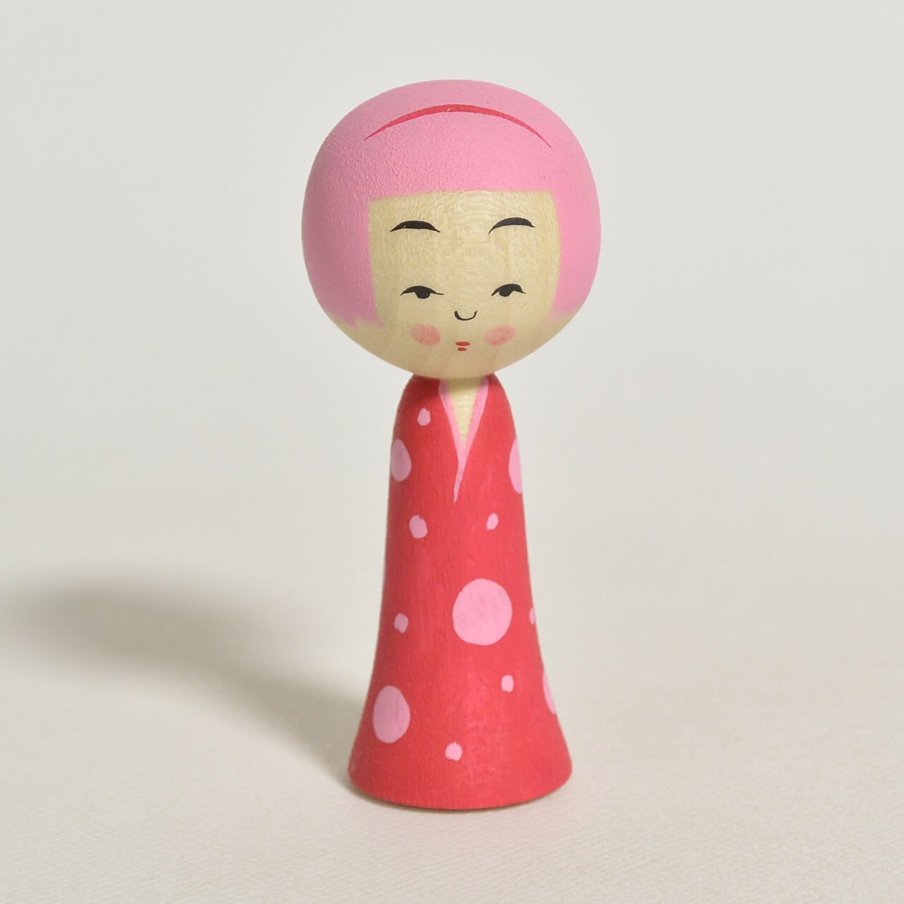 キャンディさんこけし 約2寸 約6cm 鈴木明 工人（作並系）#2353