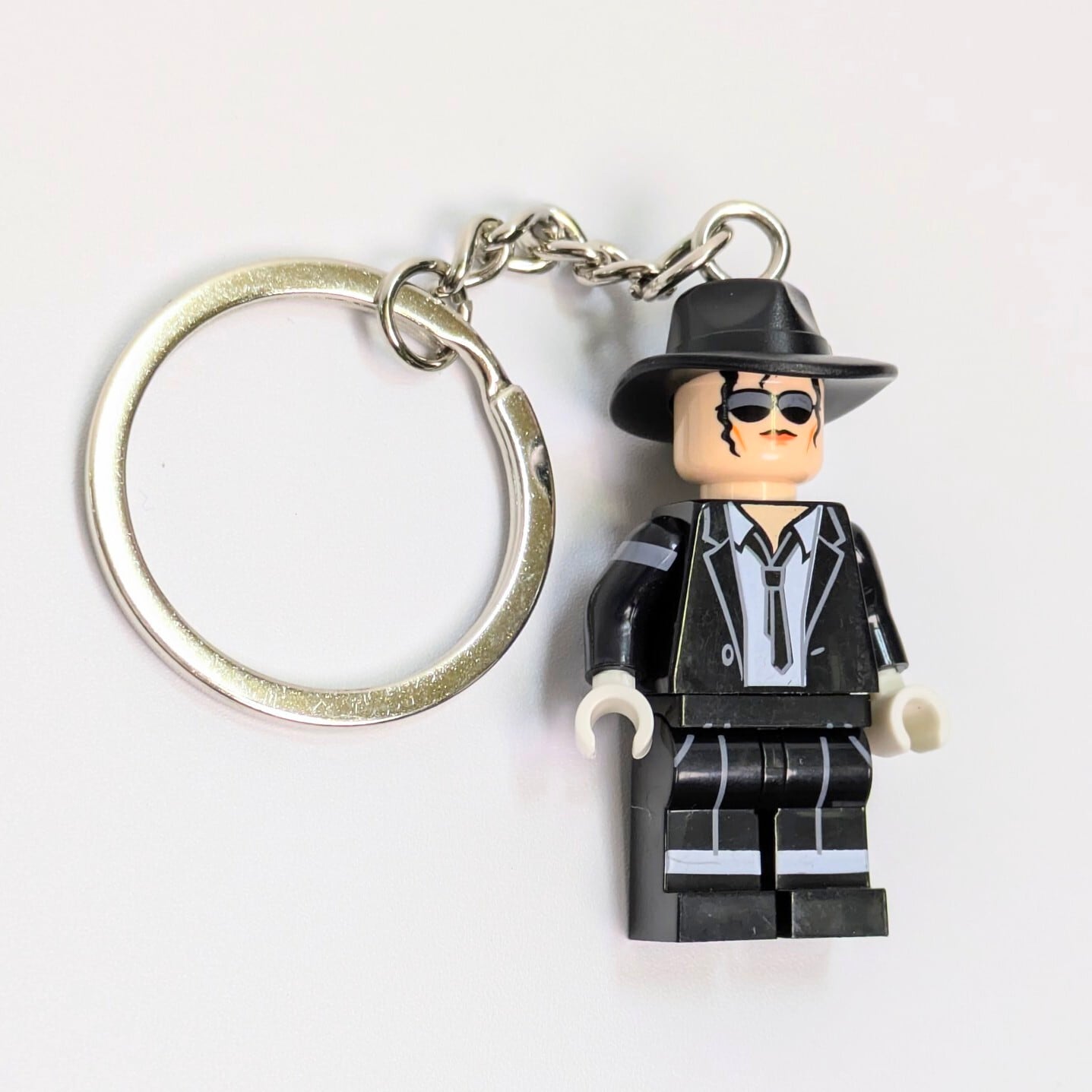 ブロックフィギュアキーホルダー】Michael Jackson / マイケル