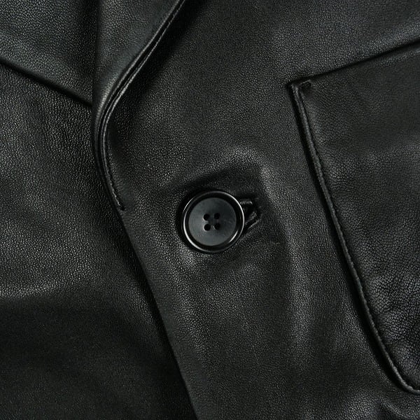 Size【S】 SUPREME シュプリーム 25FW Leather Blazer Black