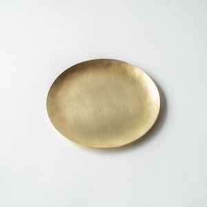 丸皿＜S＞ / 真鍮　minimal plate <circle-S> / brass