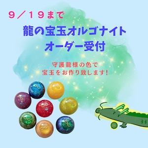 【オーダー】守護龍さま宝玉オルゴナイト