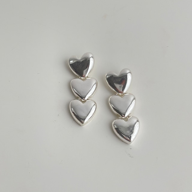 (即納) Fil. / Heart range earring | 2color