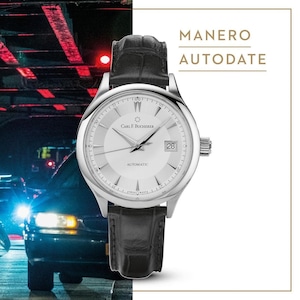 【CARL F. BUCHERER カール F. ブヘラ】Manero AutoDate マネロ オートデイト／国内正規品 腕時計