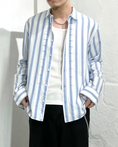ARMANI EXCHANGE Shadow Striped L/S Cotton Shirt