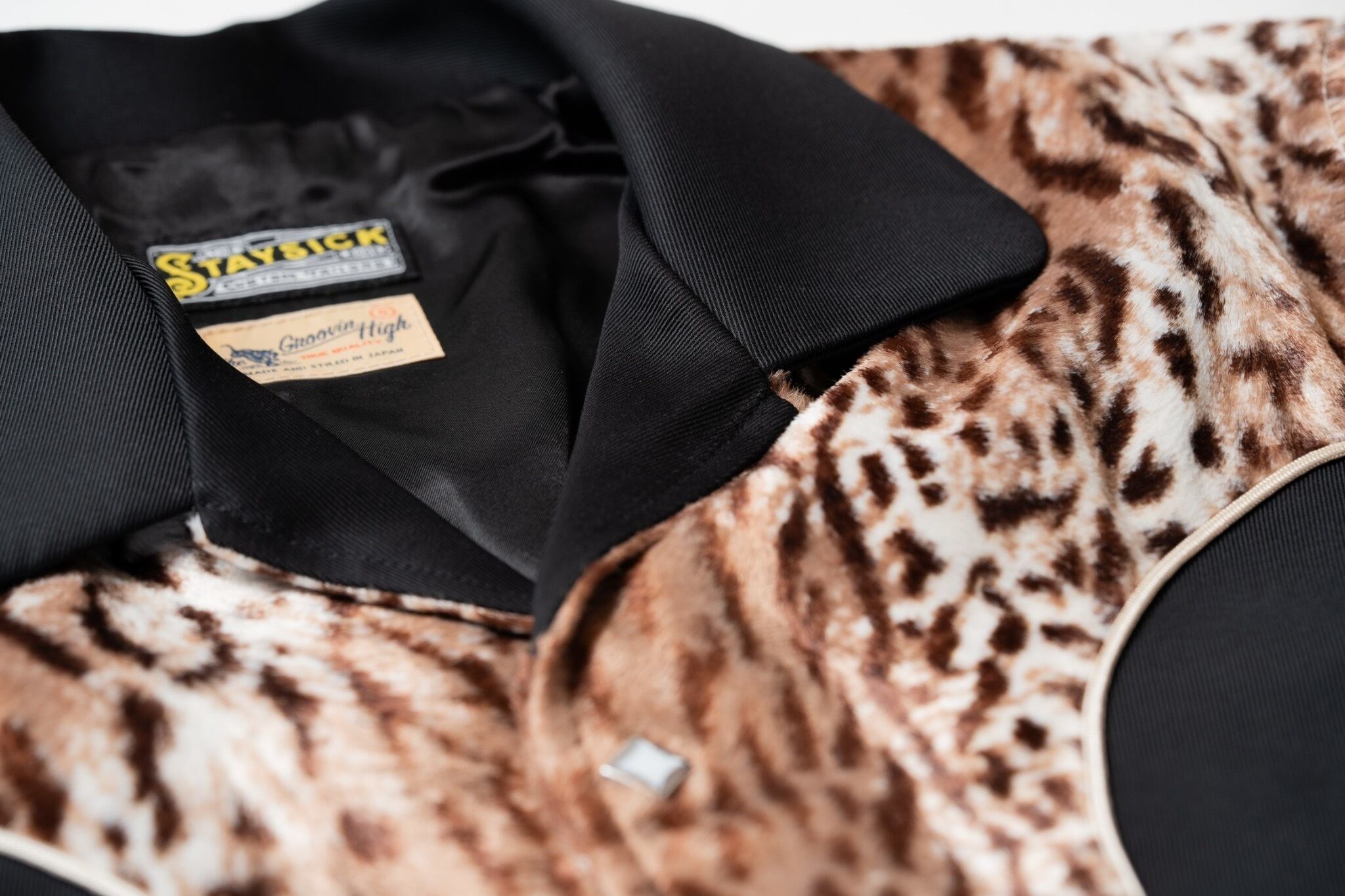 STAY SICK×Groovin High」Western Jacket Leopard Unborn Calf | STAY SICK