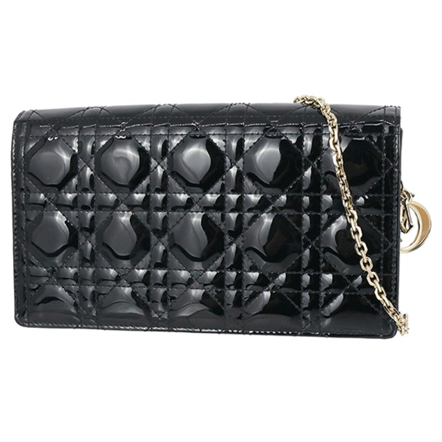Used DIOR / Lady Dior Chain Wallet