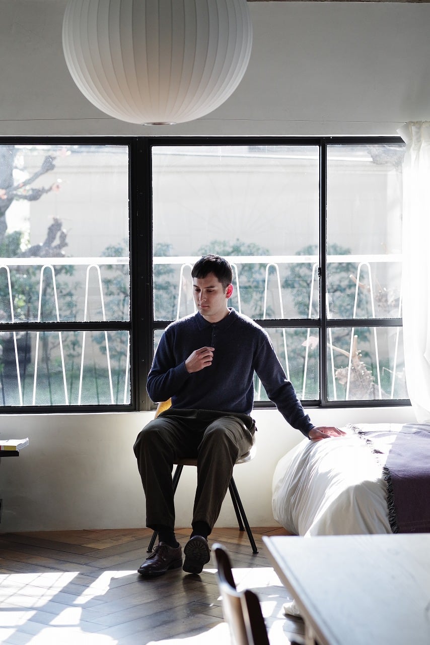 Alpaca Wool Smooth Knitted Polo