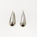 Vintage Sterling Silver Tears Shaped Pirced Earrings