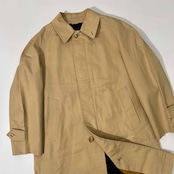 70s 80s ビンテージ VAN JAC ヴァンジャケット ウールライナー付き ステンカラーコート 170-87-75/ベージュ系/当時物