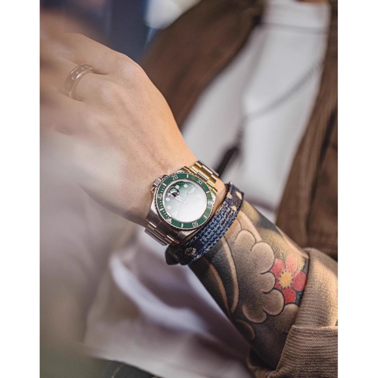 アメカジアクセント ラップブレスレット 10102