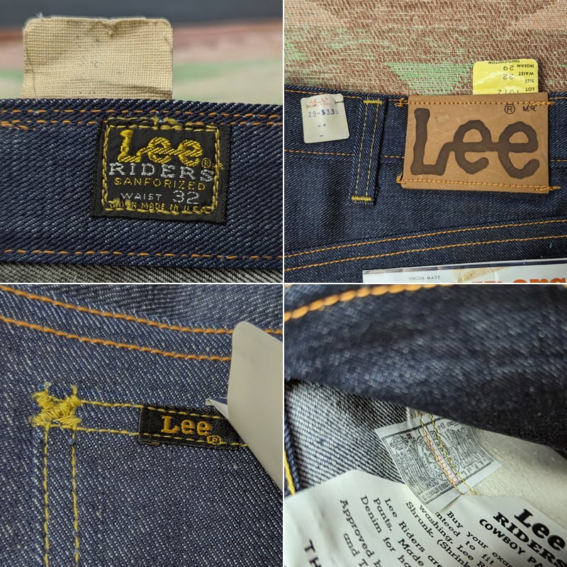 60s Lee 101-Z Denim Jeans （表記W32L29） DEAD-STOCK -1-