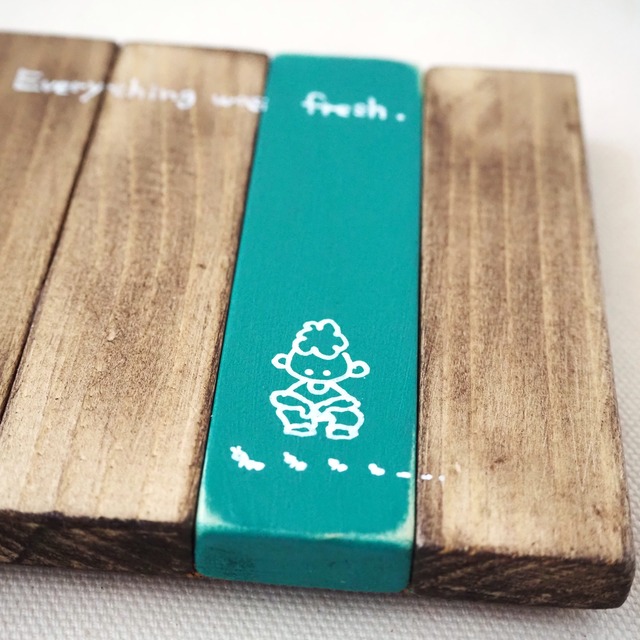 コースター「Everything was fresh」　【忘れてやしないかい】