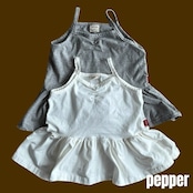 韓国子供服 / PEPPER / 26Autumn / ティアードレイヤードタンクトップ / 秋服 *XS~XL *