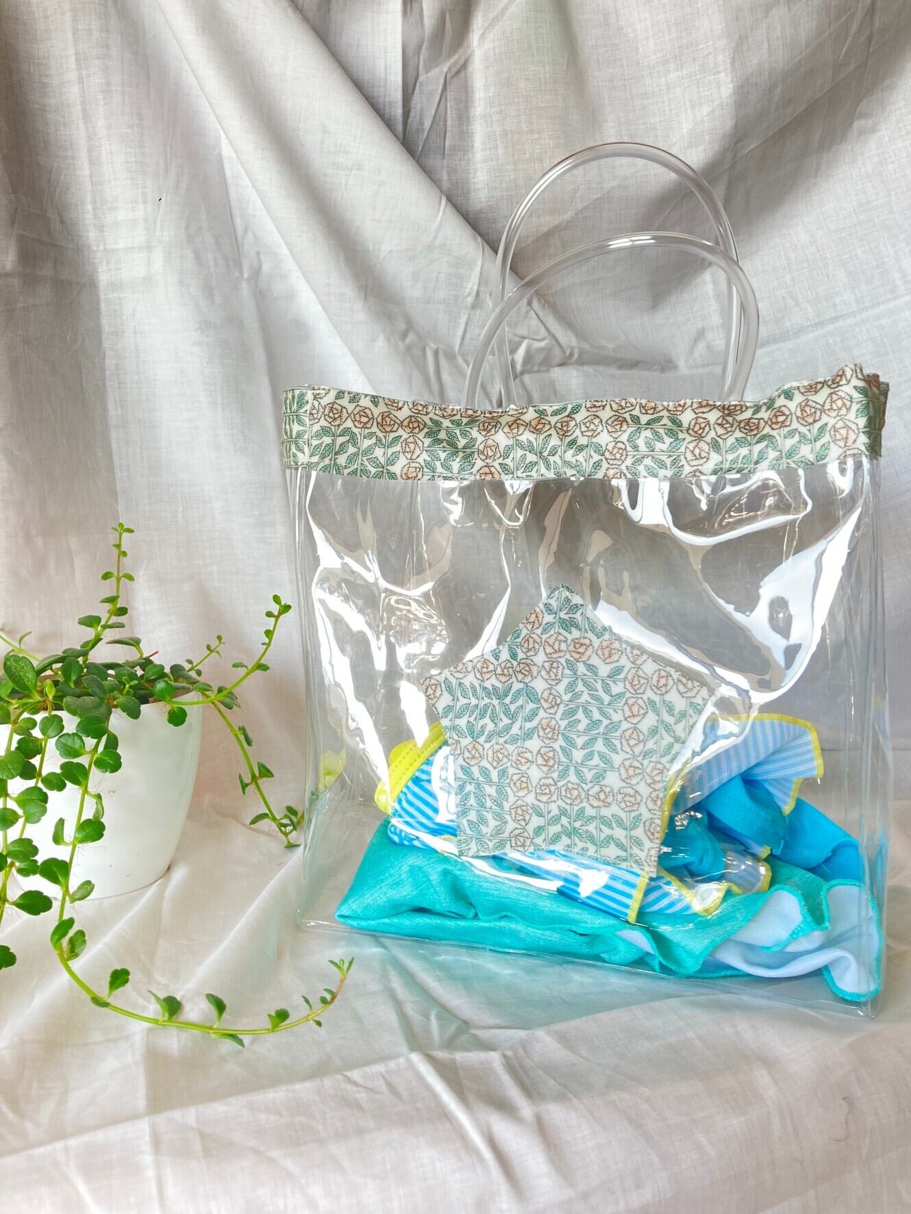 【キッズ】プールバッグ リバティ☆トートバッグ サブバッグ