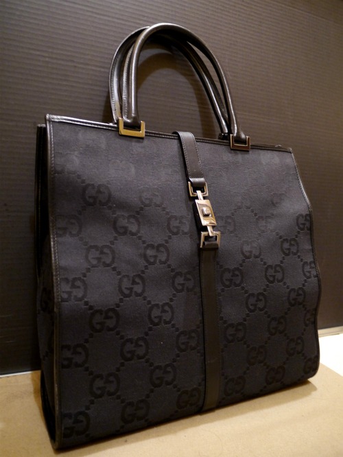 美品◆GUCCI グッチ ジャッキー A4対応ビジネス可 トート バッグ