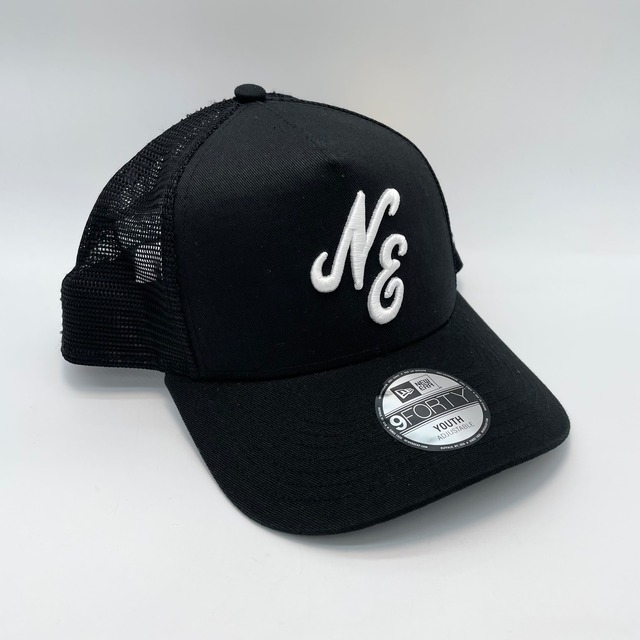 【キッズ】NEW ERA 9FORTY/940  Youth A-Frame トラッカー　 NELOGO BLK