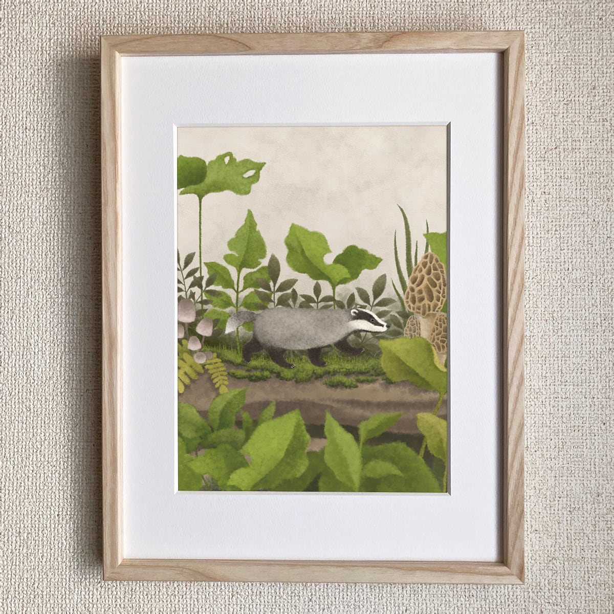 油絵 油彩 油彩画 絵 絵画 ミニ色紙【ネモフィラの丘】 | PAY ID