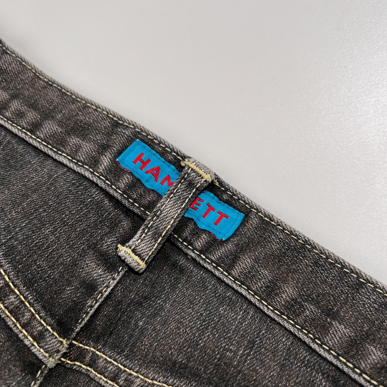 00s HAMNETT ハムネット ストレッチ スキニー デニムパンツ ジーンズ サイズ S /ブラック系 キャサリンハムネット 日本製 アーカイブ