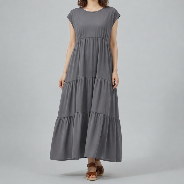 ティアードカットワンピース 621108-095}