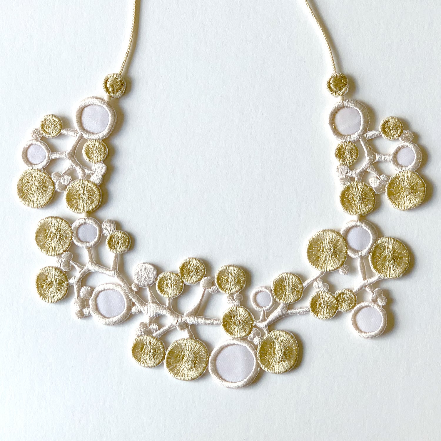 刺繍ネックレス  ga.la（n-067）6色