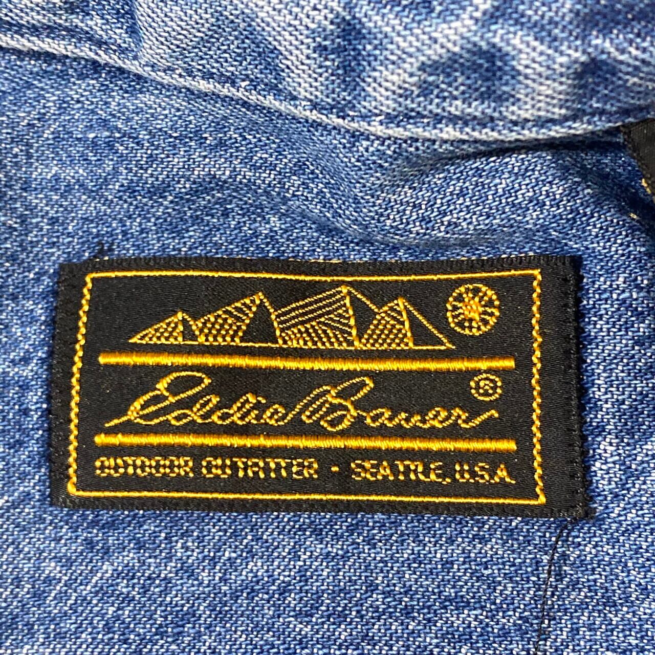 80年代 USA製 ビンテージ EDDIE BAUER エディーバウアー 長袖 デニム