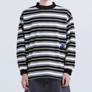 P.A.M. (Perks And Mini) / LEAGUE STRIPE MOCK NECK LS TOP