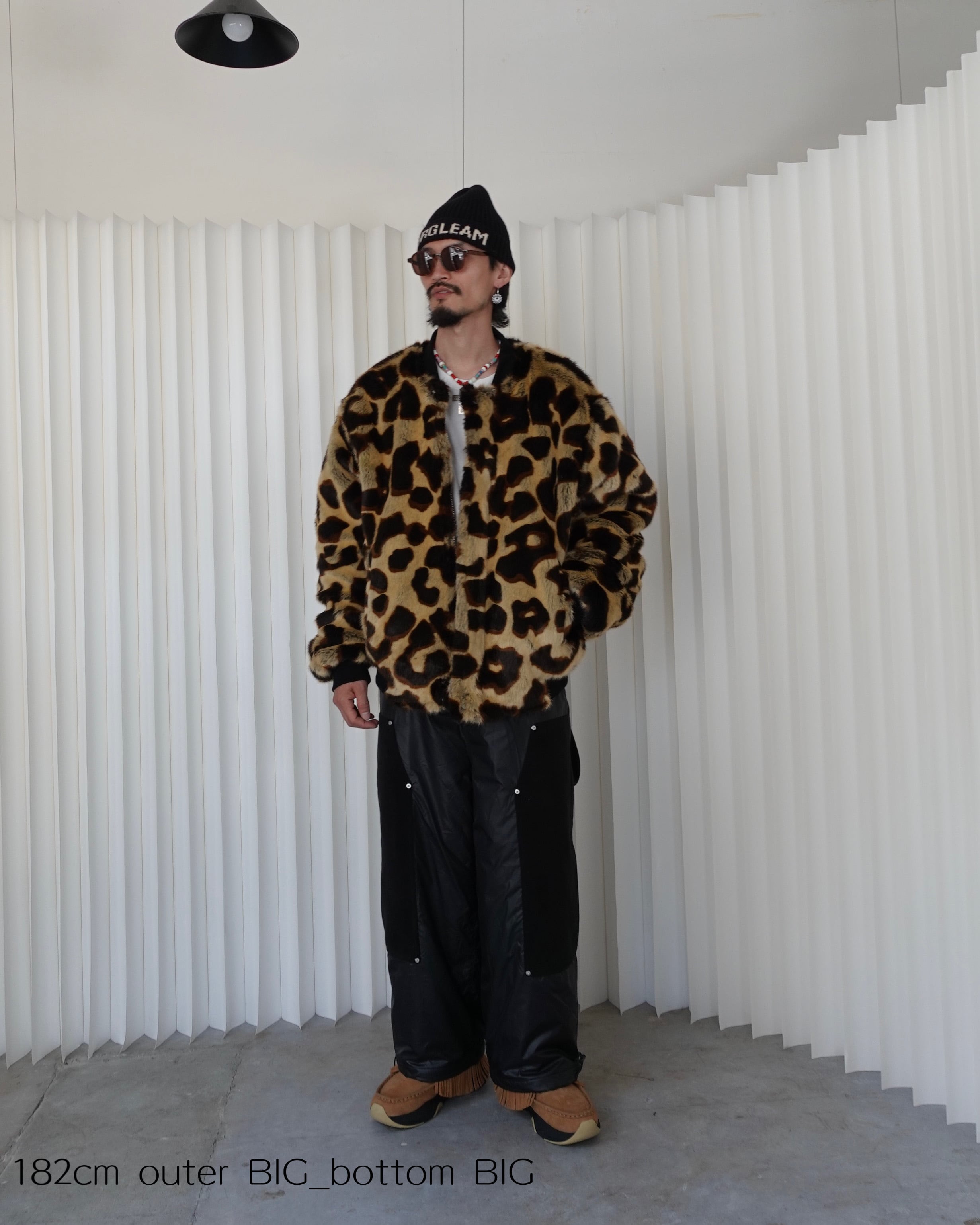 Reversible Fur MA-1 / Leopard | AMBERGLEAM