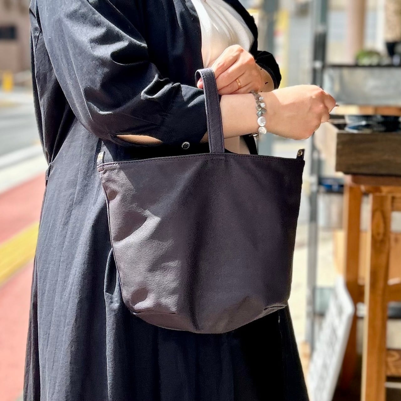 Hozuki』 Washable Leather Bag | Aonoha by Crony Club