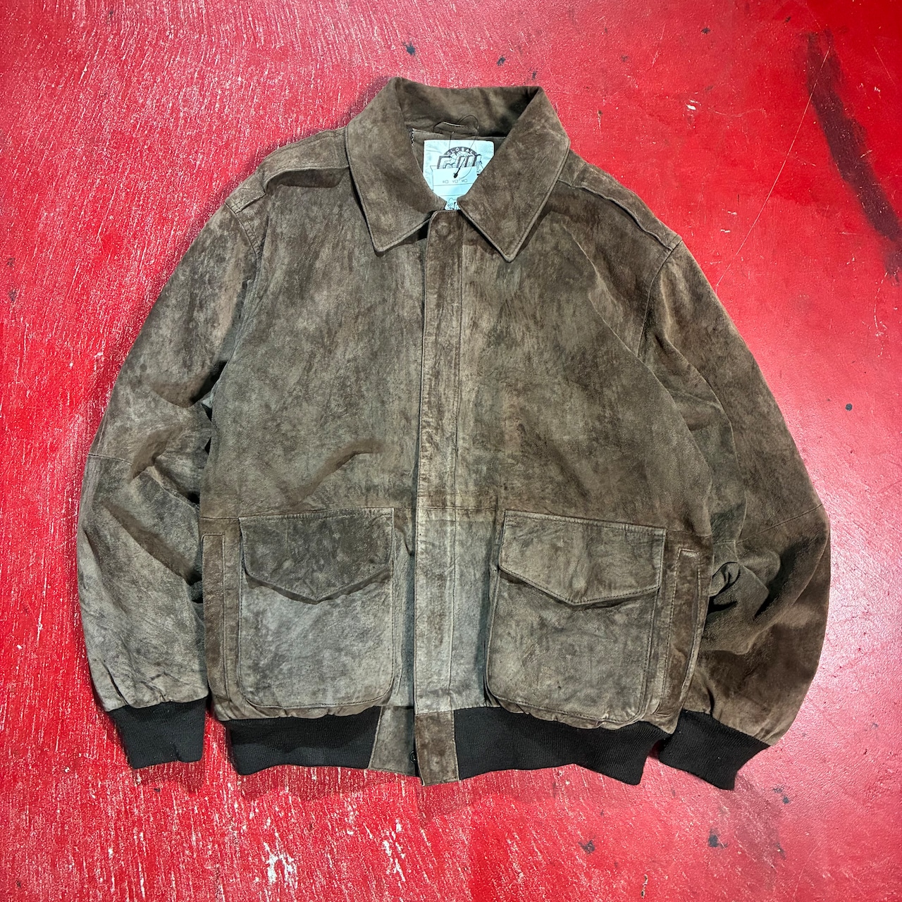 G-Ⅲ TYPE-A2 スエードジャケット フライトジャケット ブラウン