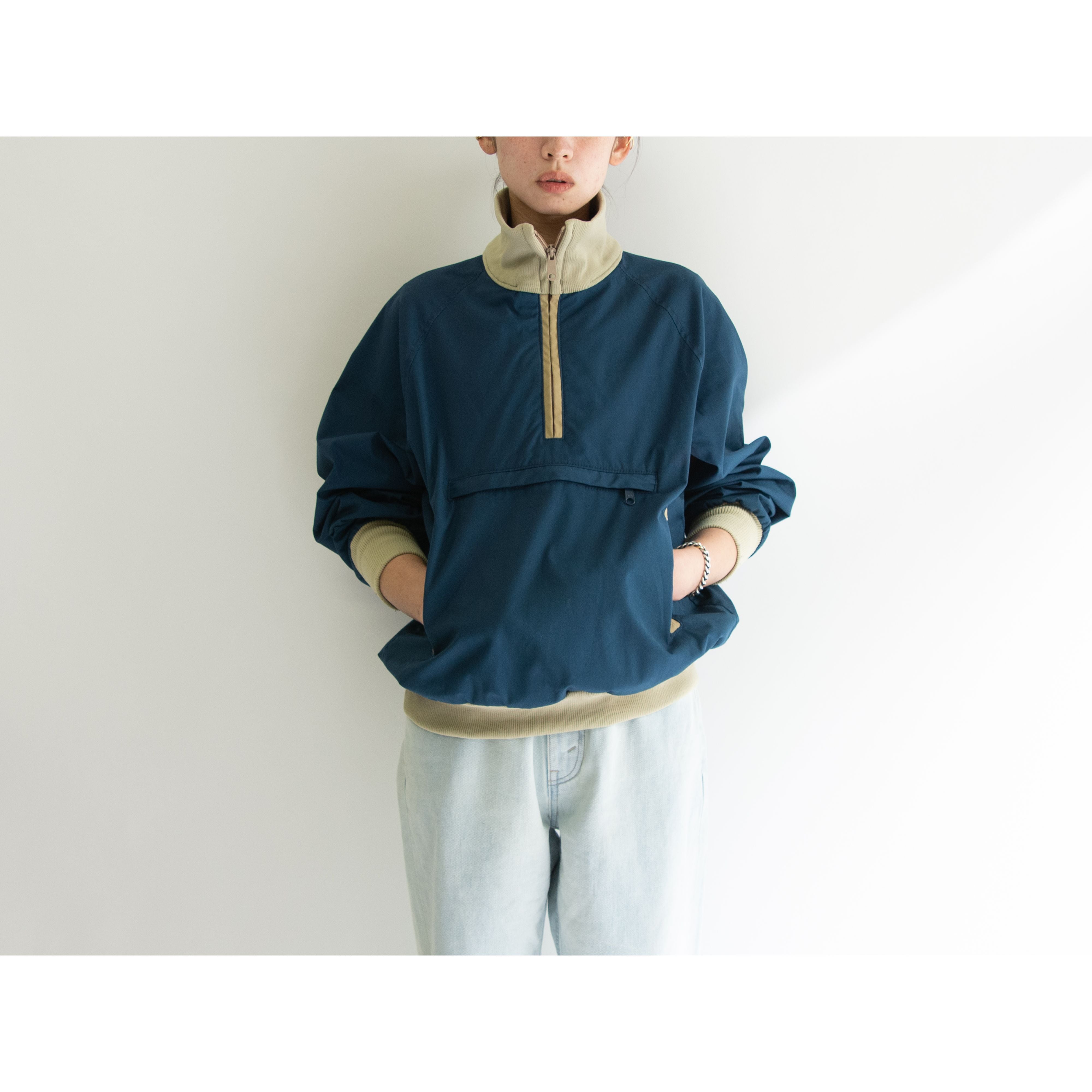 【L.L.Bean】80's Anorak Jacket（エルエルビーン アノラックジャケット ハーフジッププルオーバー）