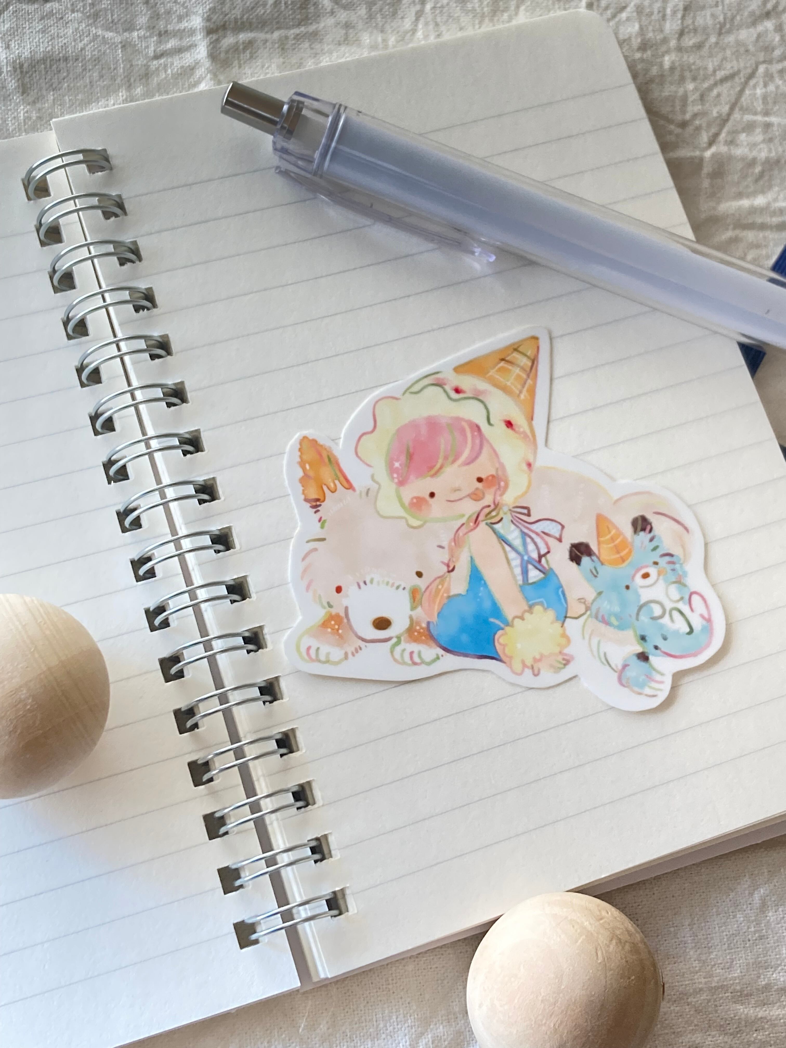 ステッカー◎アイスパーティー