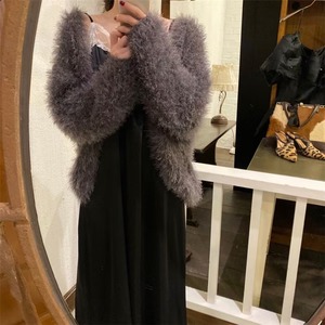 シャギーニット カーディガン AJ11009-2719