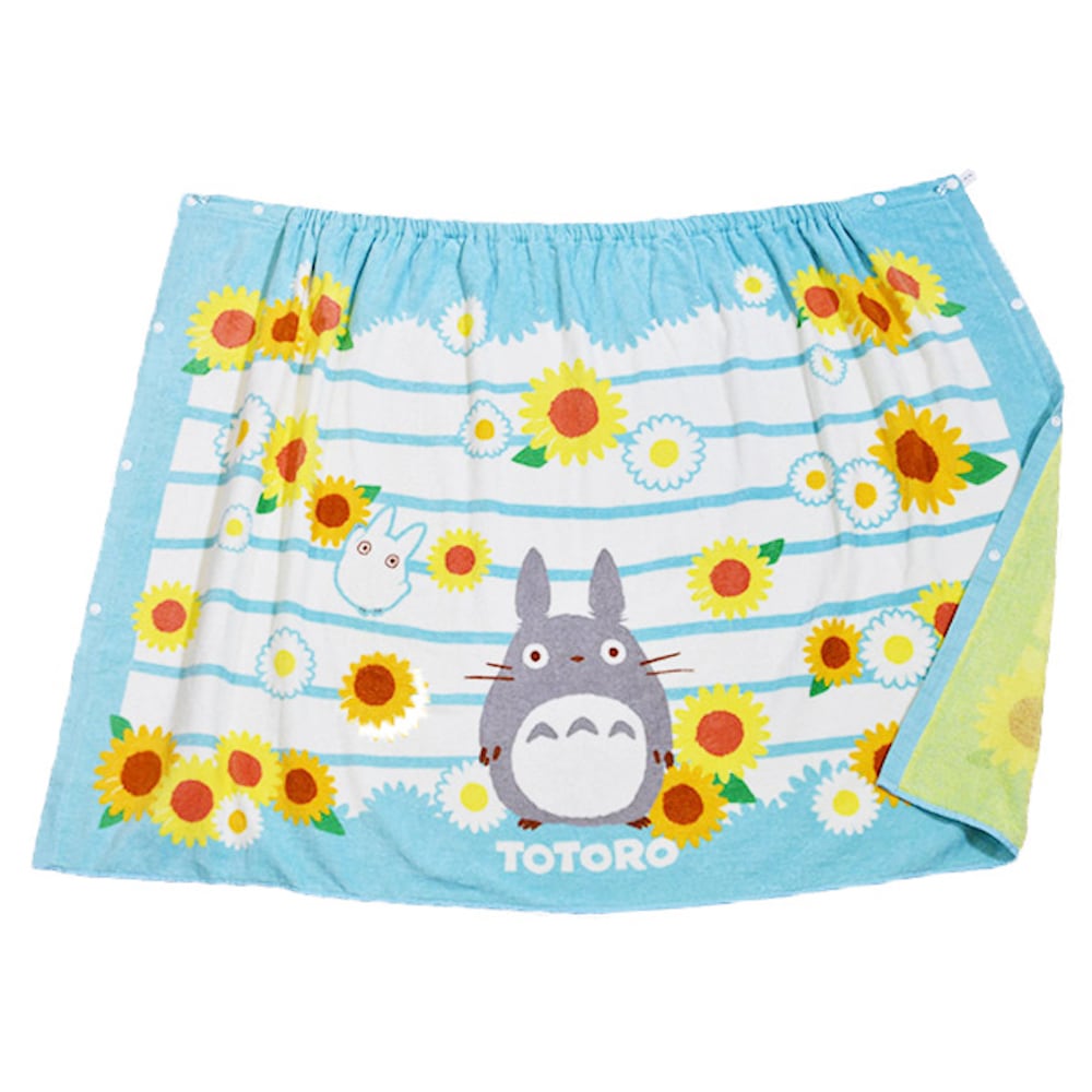 となりのトトロ 80cm丈 巻きタオル ひまわりとそよ風（0369） | す