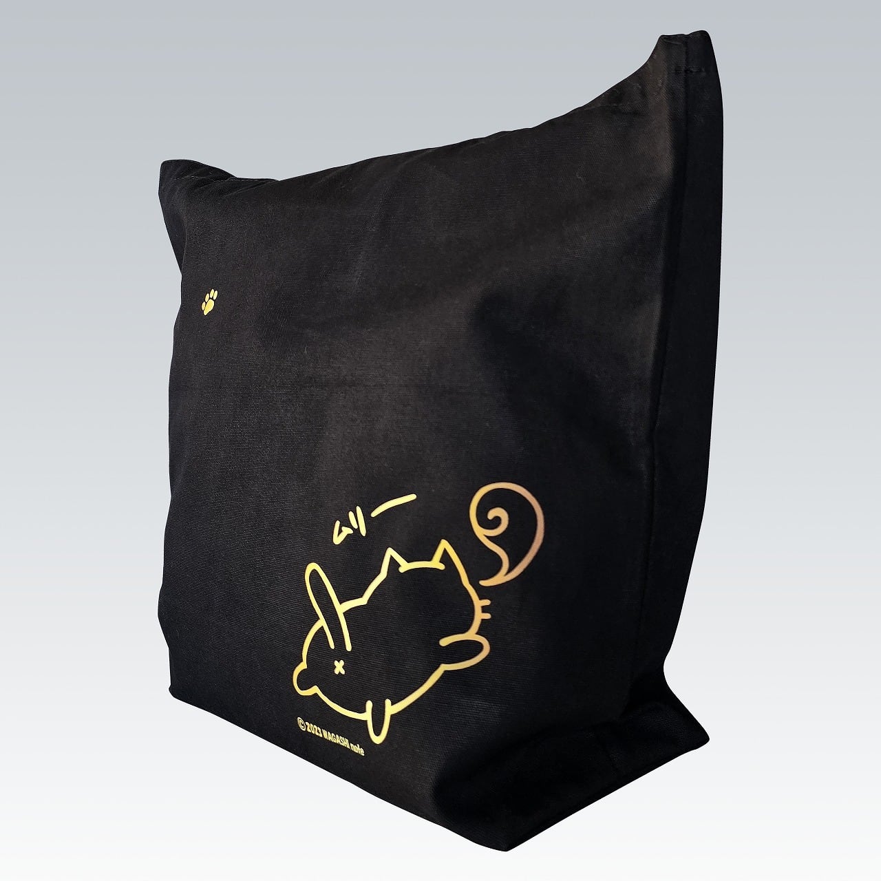 ムリ―ねこのA3キャンバストートバッグ（黒/白/ネイビー） | 和菓子note