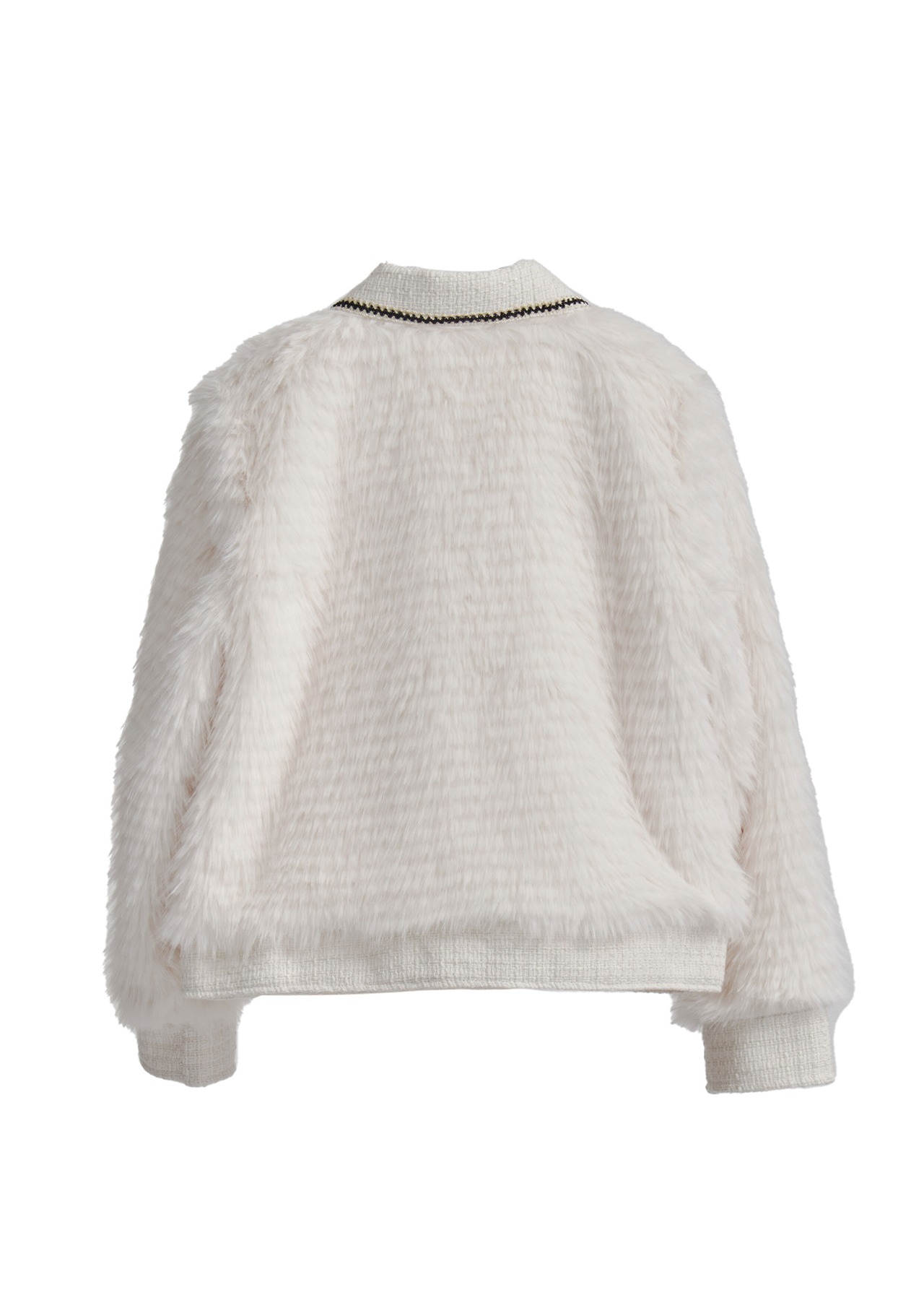 Fur Tweed Jacket | Crayme,