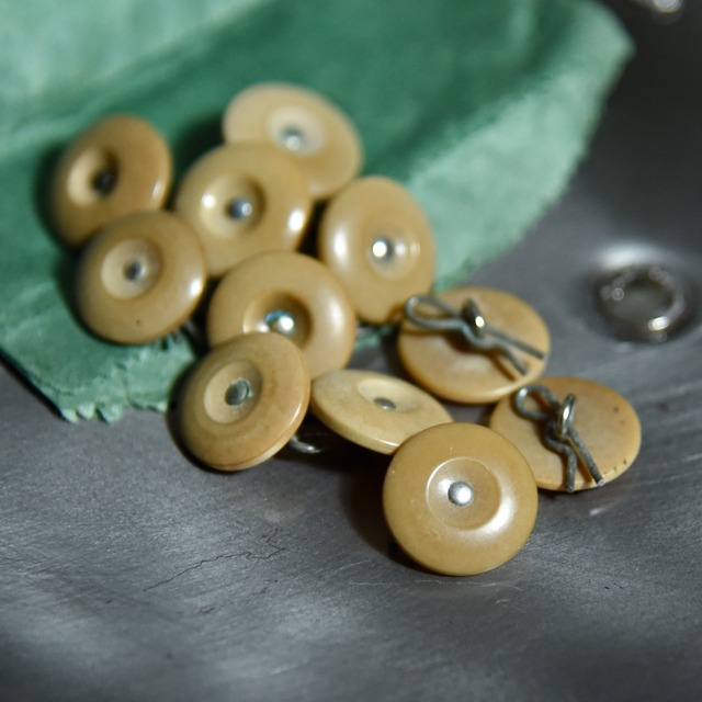 DEAD STOCK】British Army Green Denim Jacket Change Button イギリス 