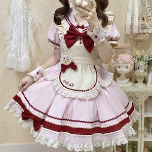 ゆめかわ♡全4カラー セーラー風メイド服セット kos33★ ゆめかわ♡全4カラー セーラー風メイド服セット kos33★