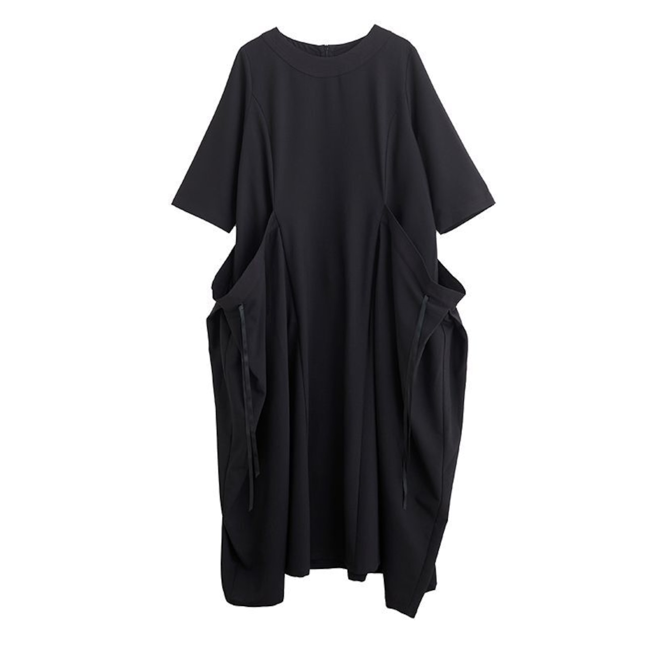 リボンポケット ロングワンピース  30231