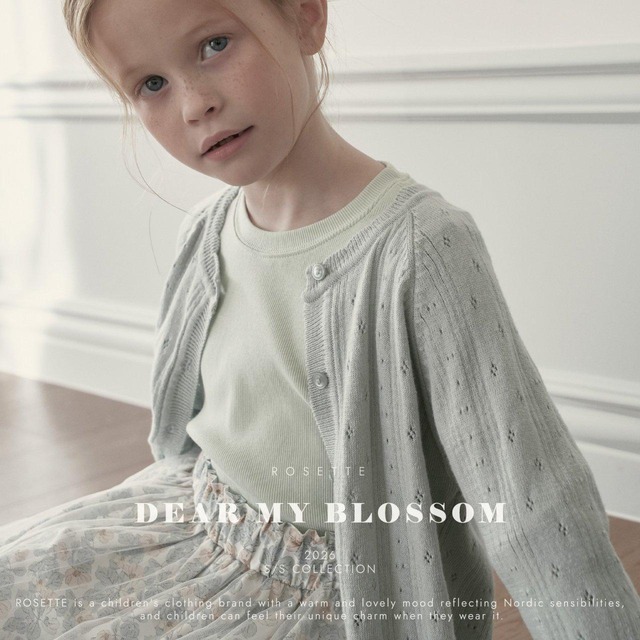 «予約»«rosette» メロディカーディガン 4colors