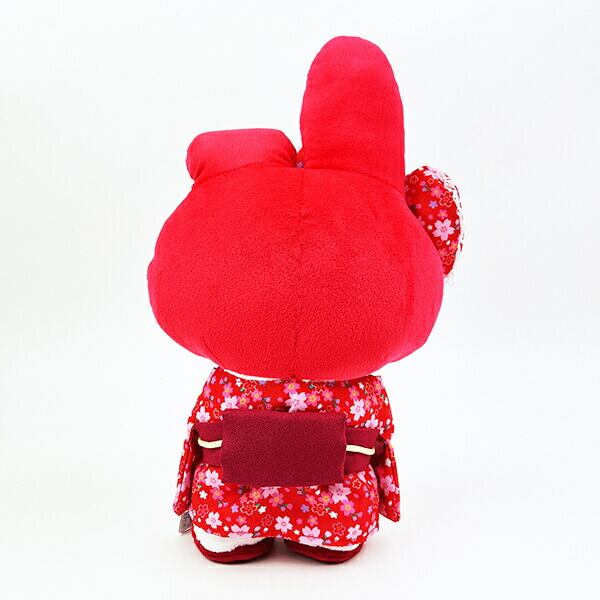 サンリオ マイメロディ 桜着物 M ぬいぐるみ レッド | キャラクター
