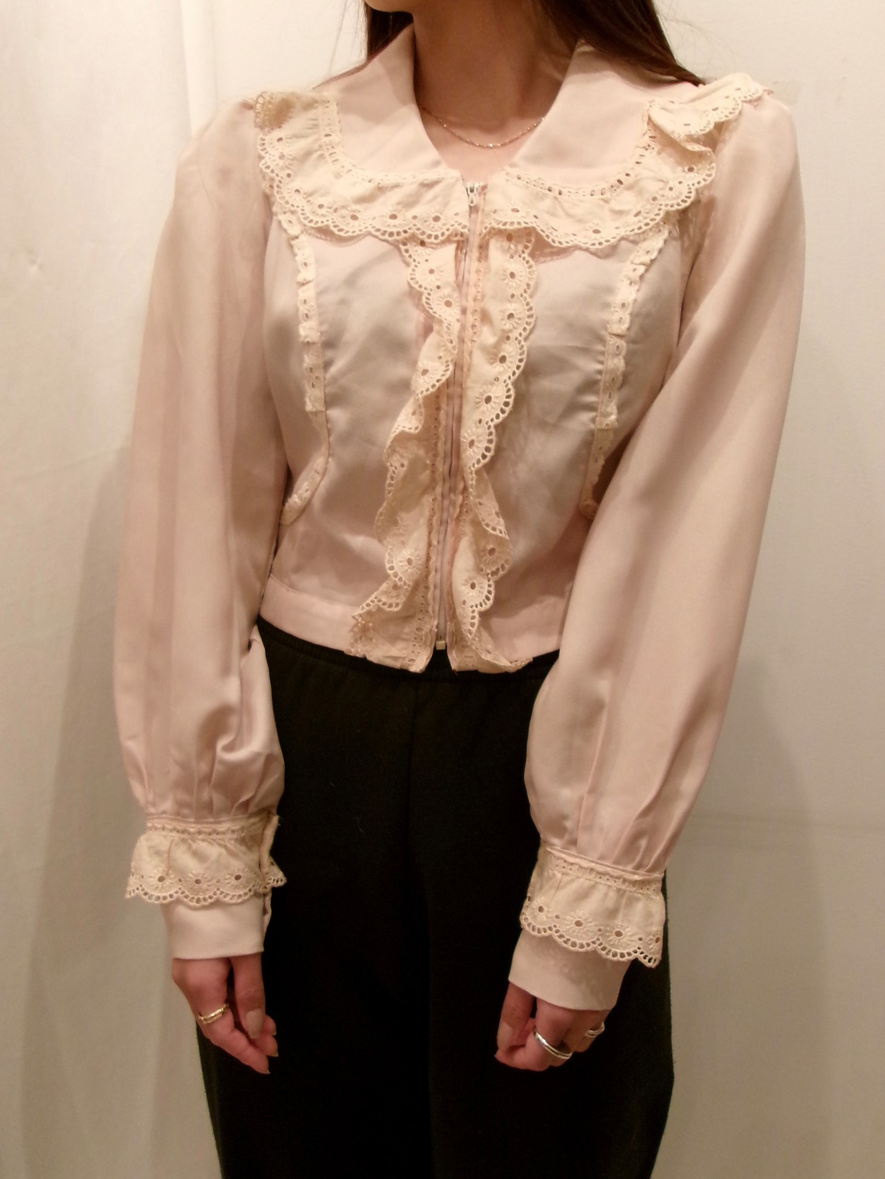 Zip up blouse Made in France