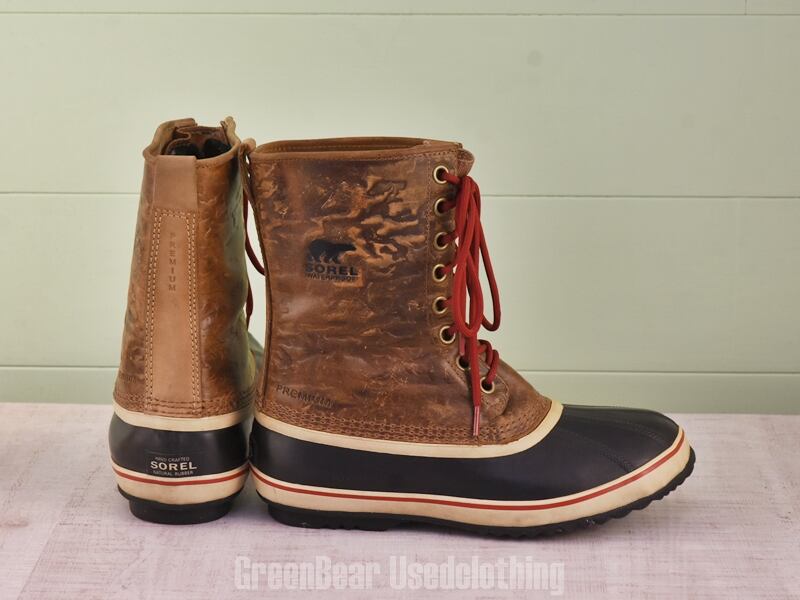F345 メンズ SOREL スノーブーツ 茶 27.5cm | 古着屋GreenBear