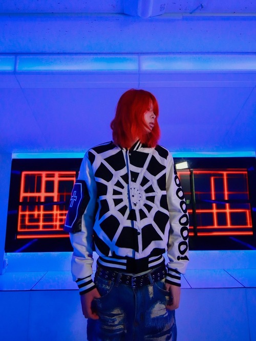 【LOVE KILLER 】SPIDERWEB  STADIUM JACKET